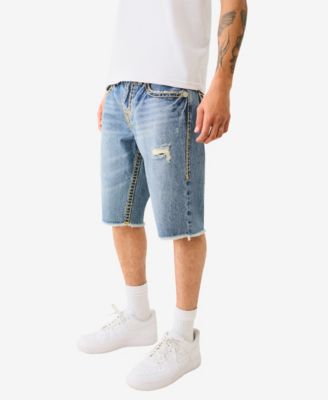True Religion Men's Ricky Super T Flap Fray Shorts - Macy's