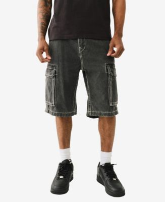 True Religion Men's Big T Vinny Cargo Denim Shorts - Macy's
