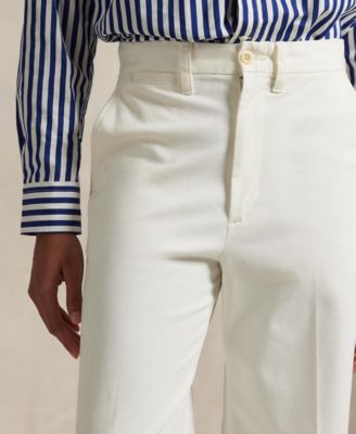 Women's Chino Wide-Leg Pants