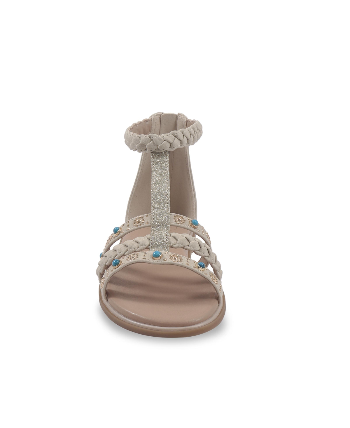 Jessica Simpson Toddler And Big Girls Val Neva Gladiator Sandal In Cream