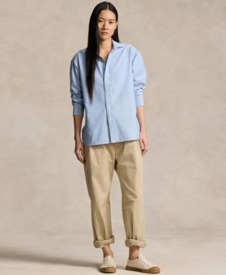 Women's Relaxed-Fit Oxford Shirt