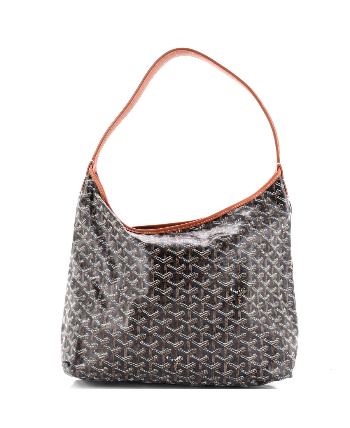 Pre-Owned Goyard Boheme Hobo Coated Canvas