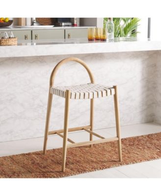 Single Piece Wood & Upholstered  Bar stool