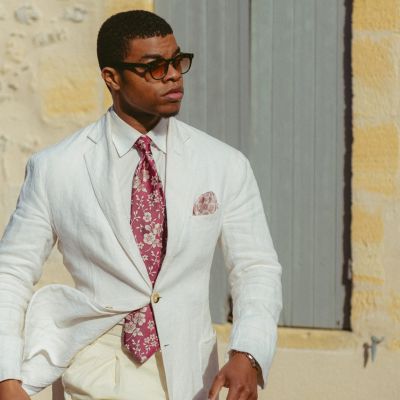 Men's Silvio - Silk Jacquard Tie for Men