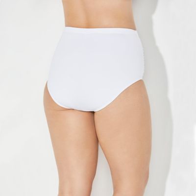 Women's Shirred High Waist Swim Brief