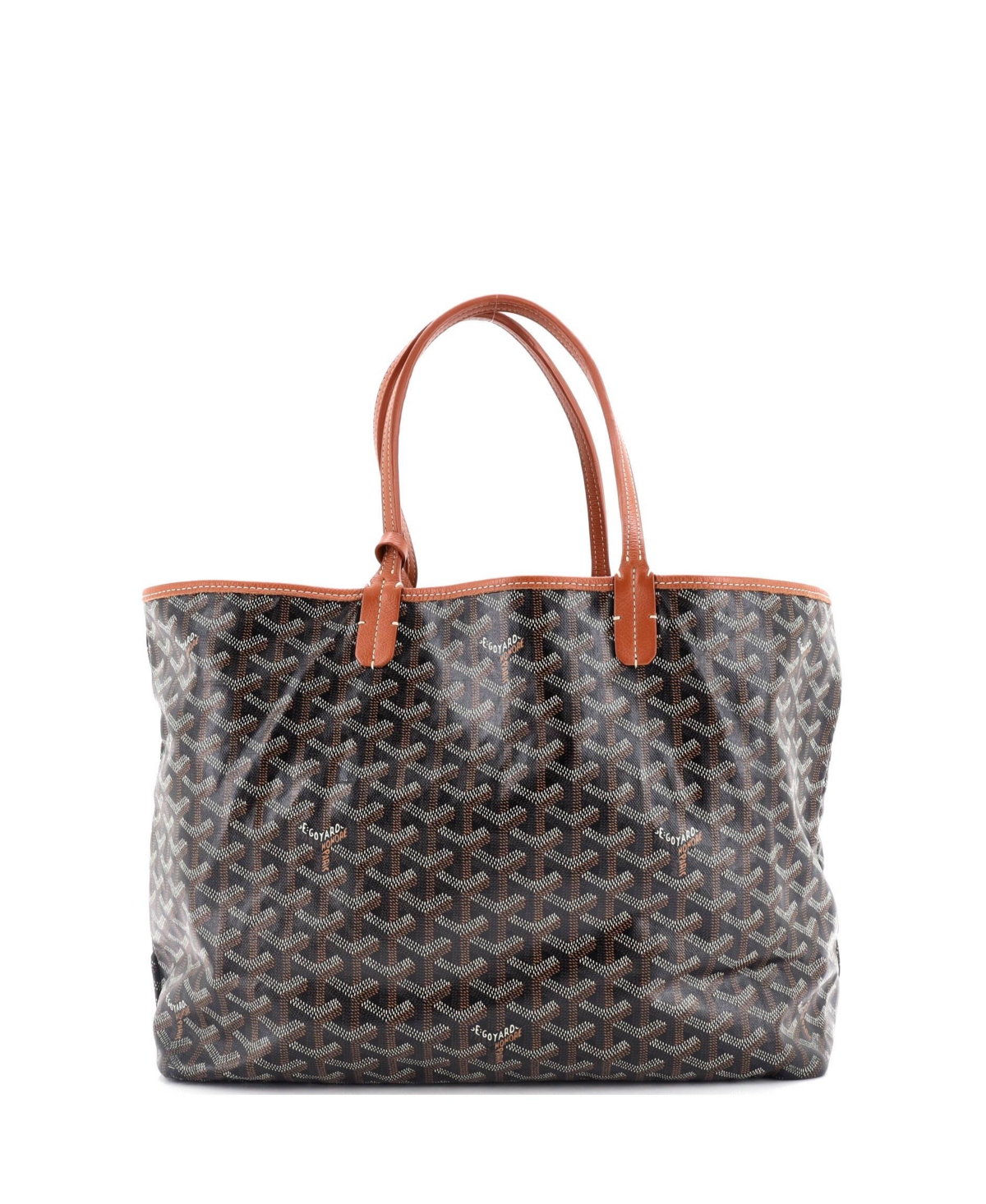 Pre-Owned Goyard Pm Saint Louis Tote Coated Canvas