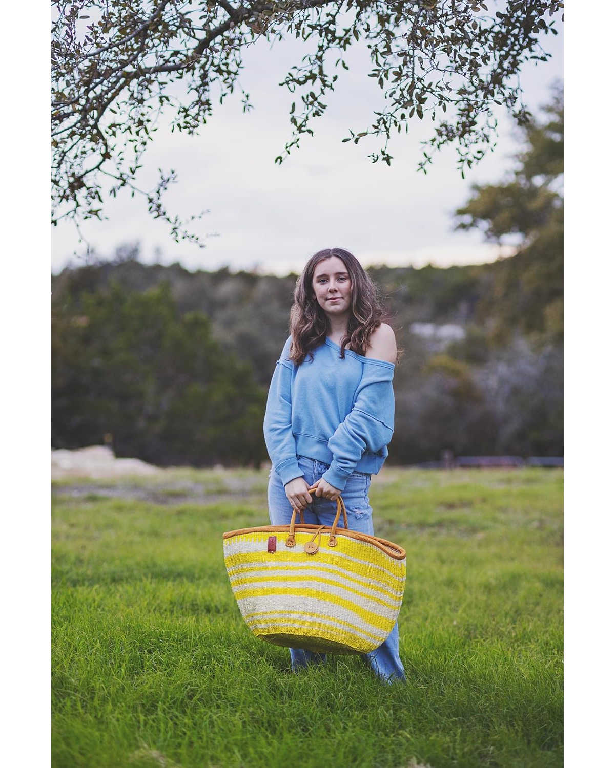Warmth Handwoven Sisal African Tote Bag