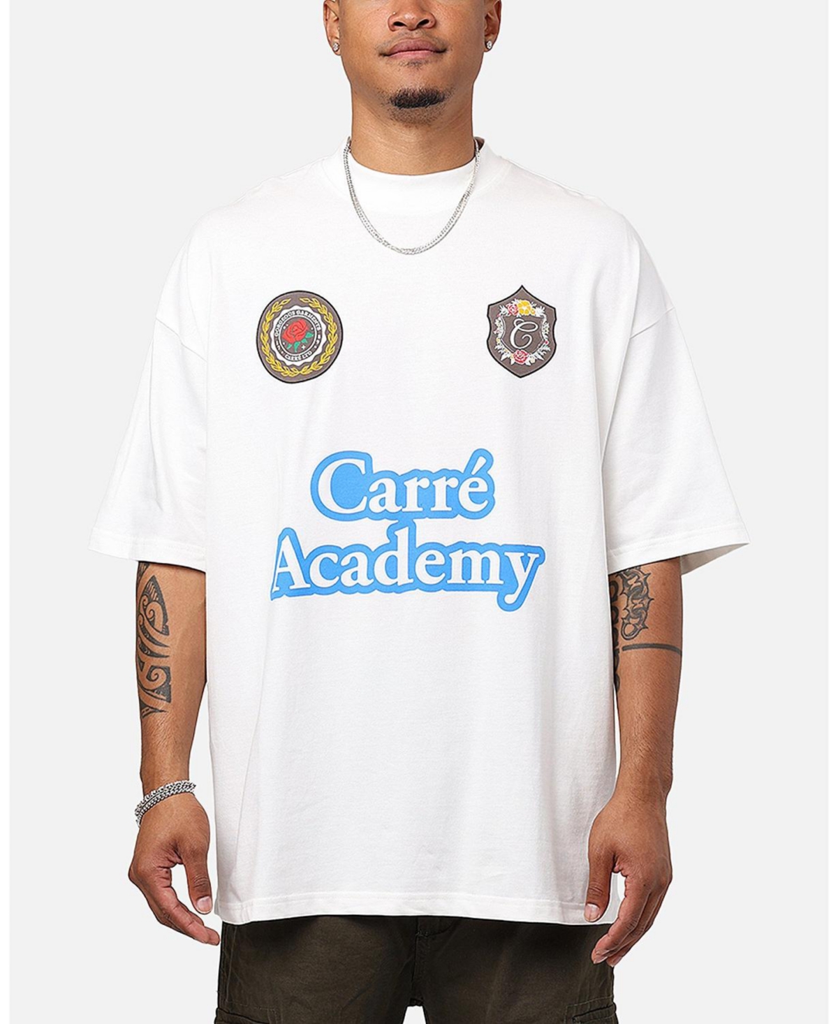Men's Rosebowl Academy Mock T-Shirt - Off white