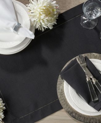 Hemstitched Border Table Runner, 16" x 54"