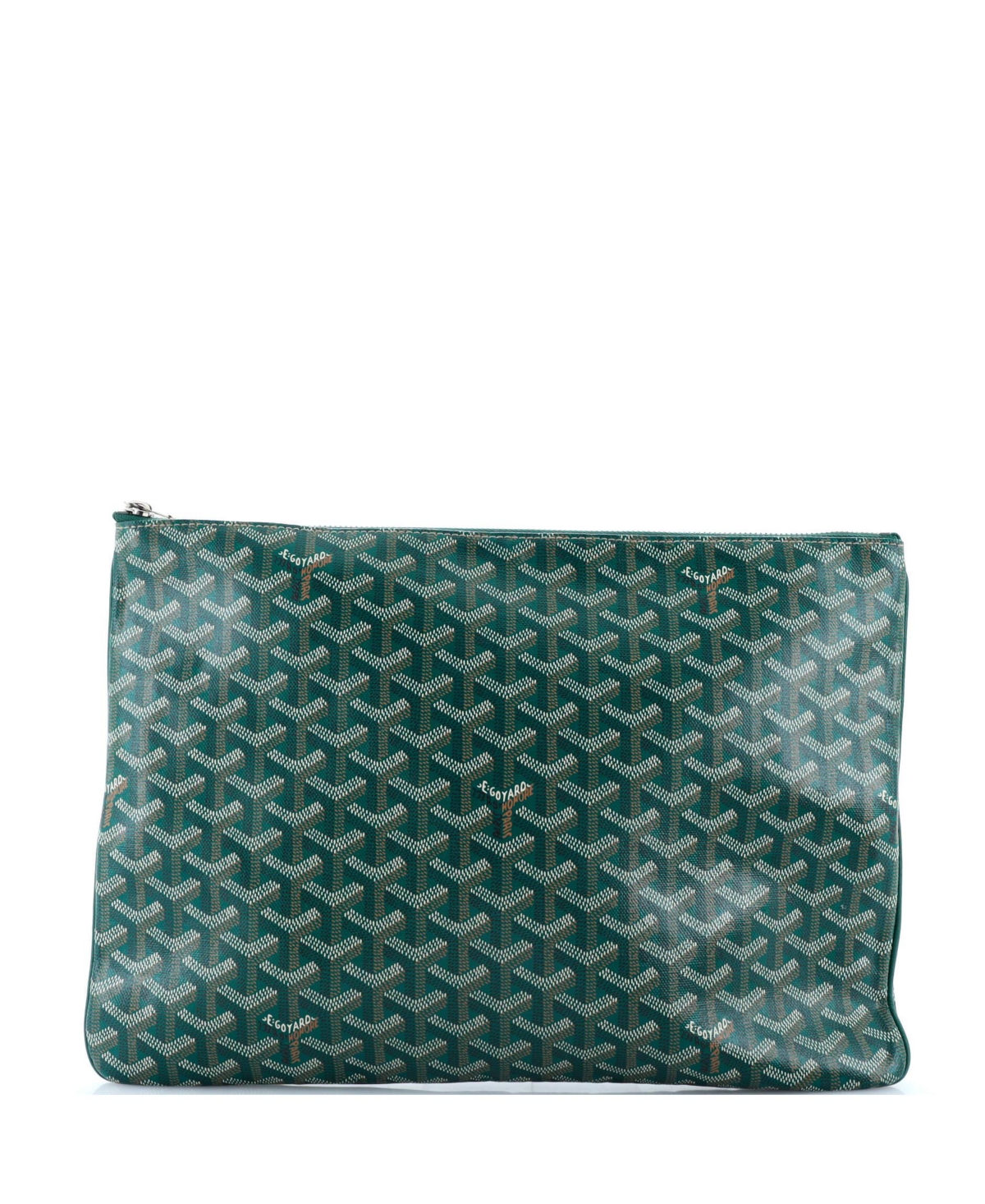 Gm Senat Zip Pouch Coated Canvas - Green