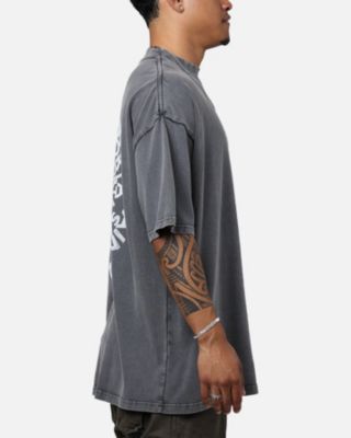 Men's Vortex Mock T-Shirt, S, Charcoal