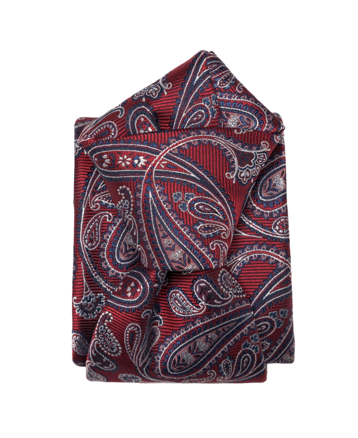 Men's Palermo - Silk Jacquard Tie for Men - Brown