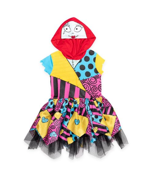 Платье Nightmare Before Christmas Sally Dress для девочек, цвет: Разноцветный