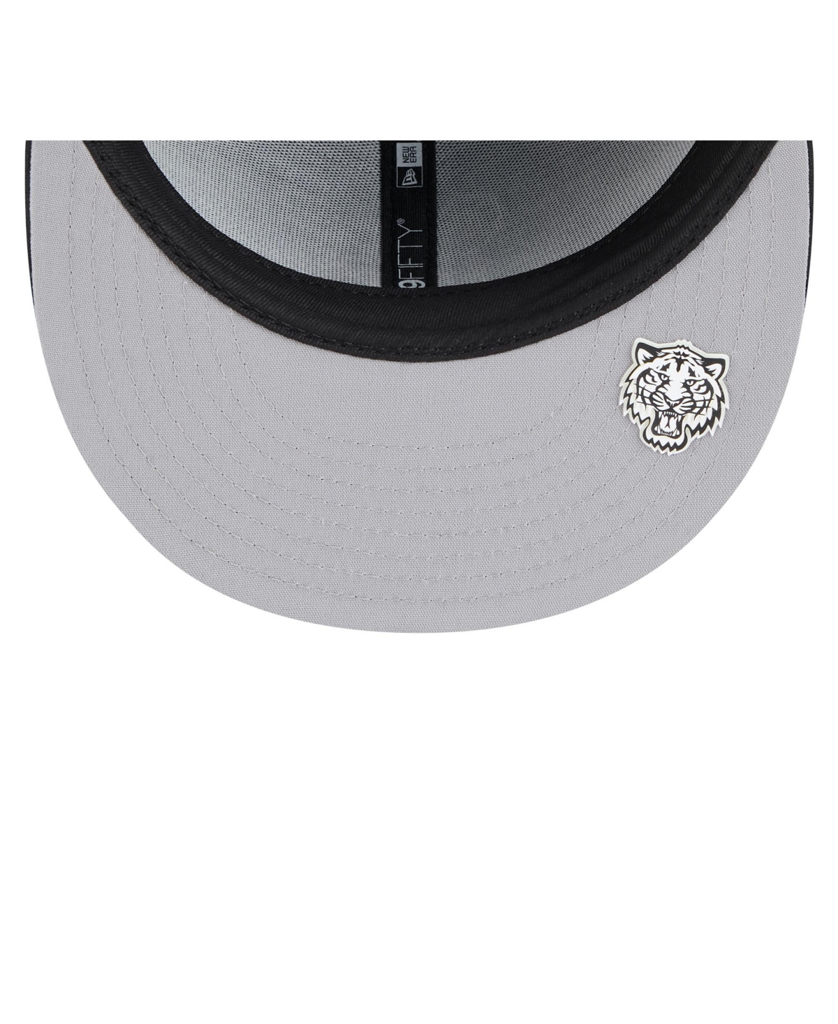 NEW ERA MEN'S BLACK DETROIT TIGERS 2025 MLB CLUBHOUSE 59FIFTY FITTED HAT 