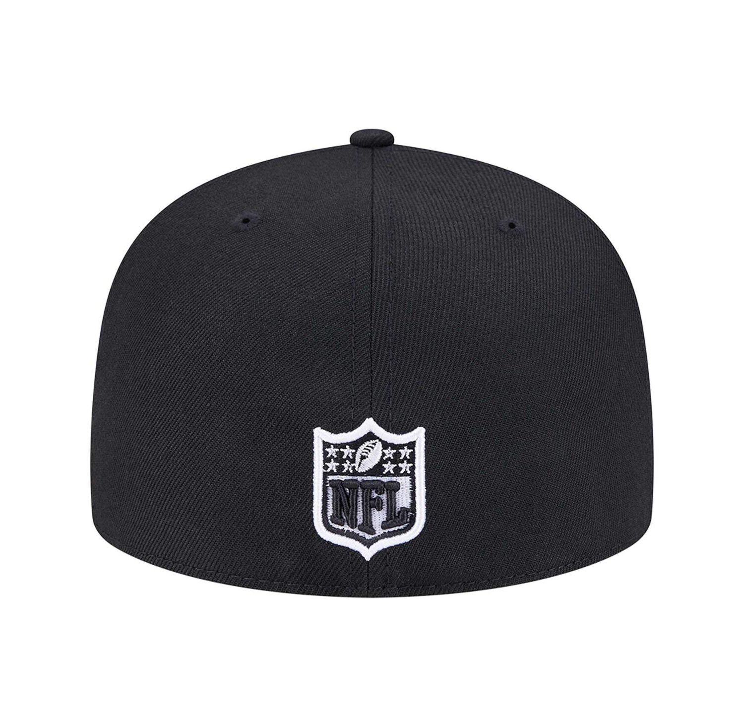 Men's Black New Orleans Saints Checkered 59FIFTY Fitted Hat