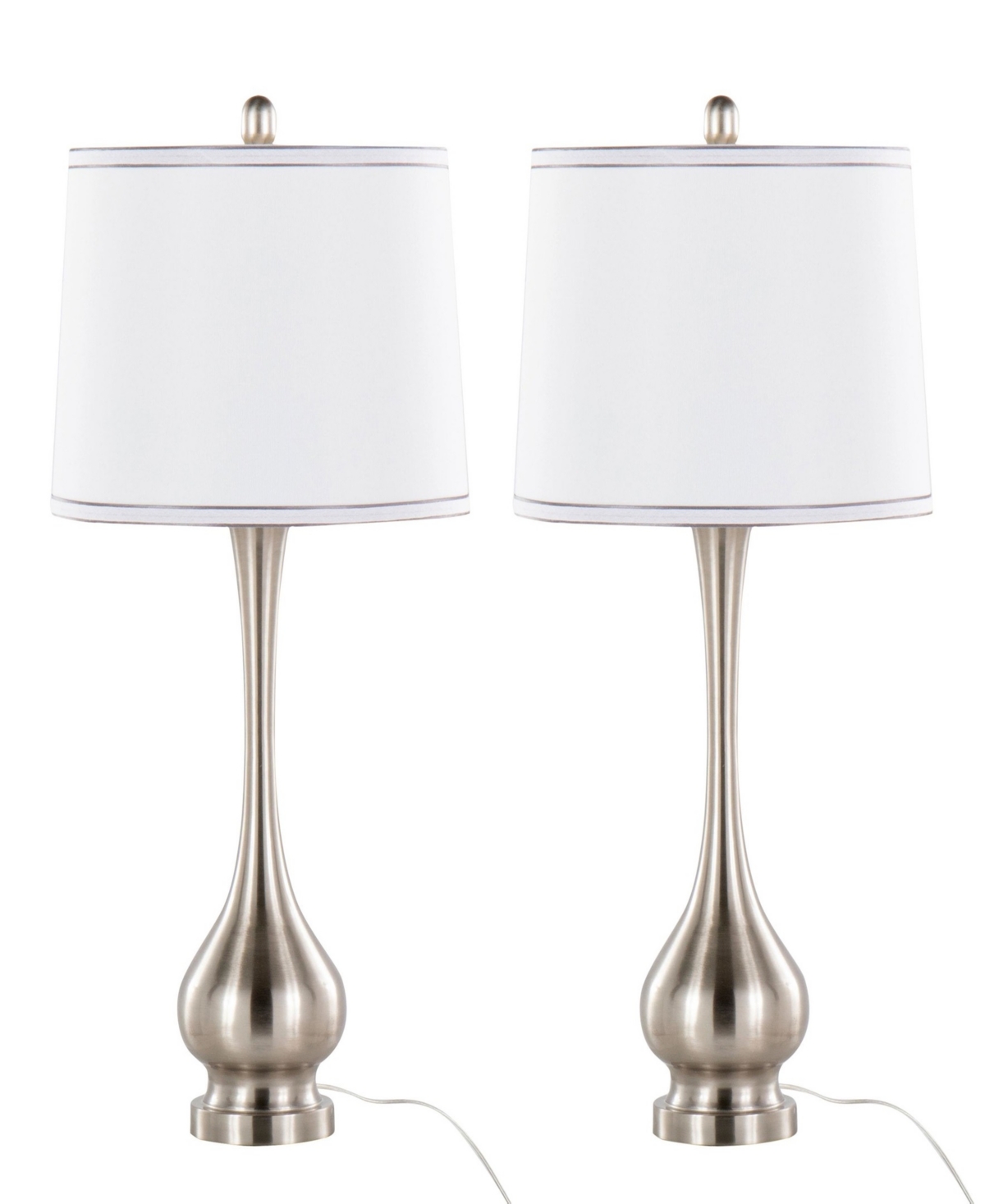 LUMISOURCE CAIRO 28.75" METAL TABLE LAMP, SET OF 2 