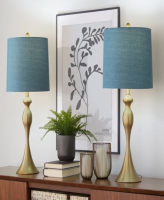 Ashland 27" Metal Table Lamp, Set of 2