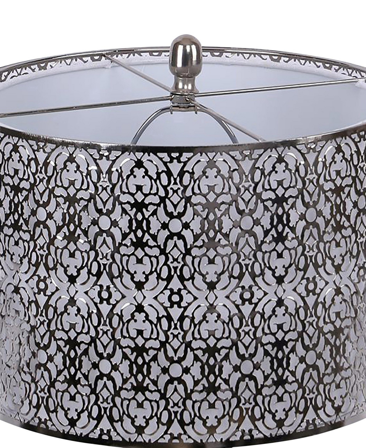 Lumisource Ashland 63" Metal Floor Lamp In Silver