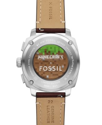Minecraft x Fossil Men's Limited-Edition Grass Block Chronograph
