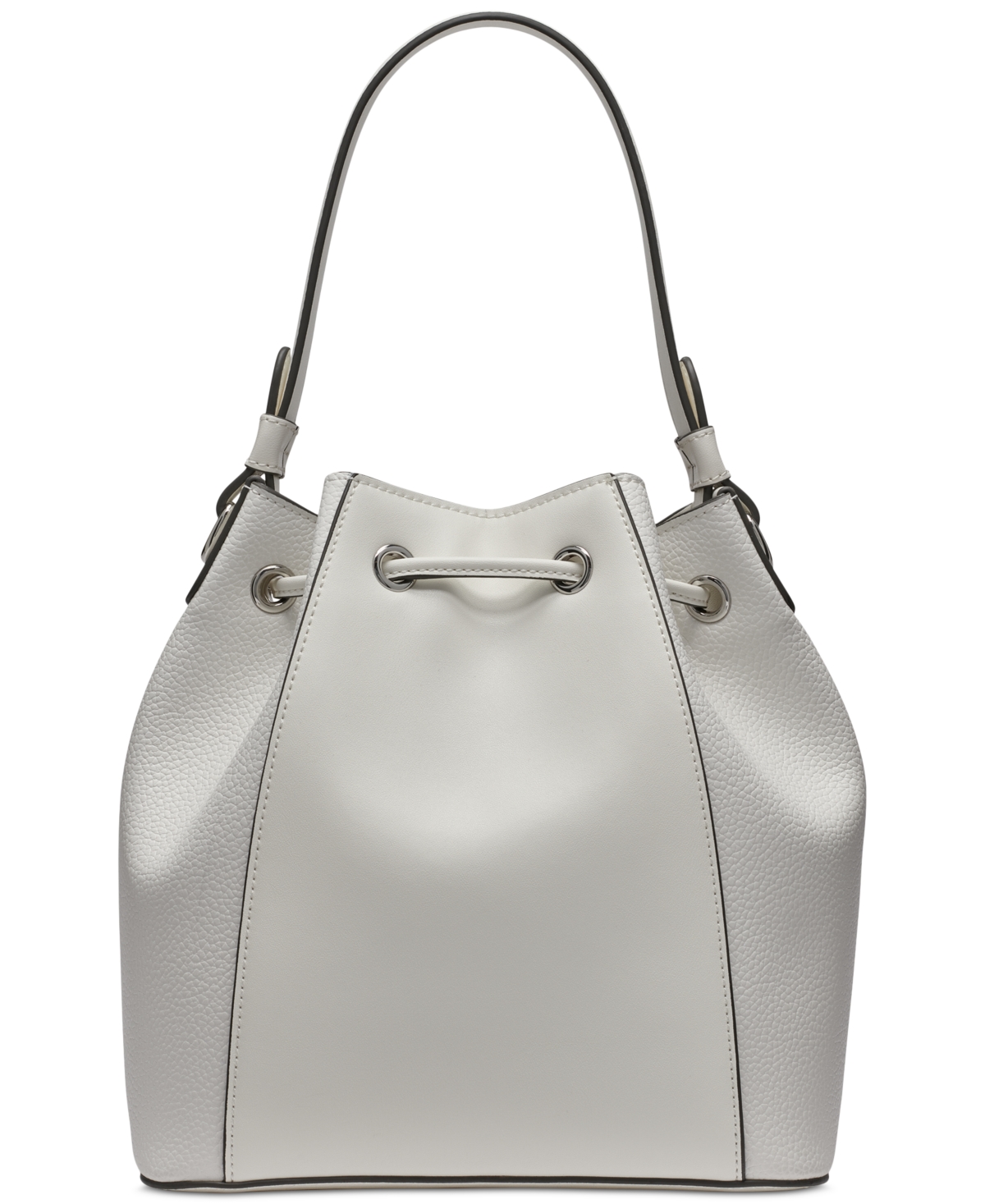 Karl Lagerfeld Adele Bucket Bag In White