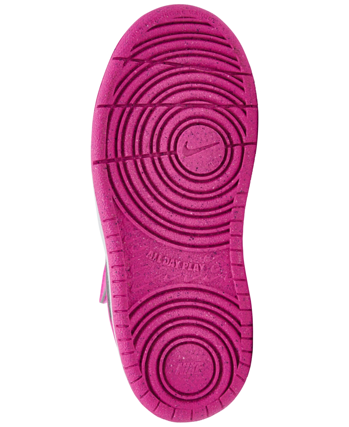 Nike Toddler Girls Court Borough Low Recraft Fastening Strap Casual Sneakers From Finish Line In White,pink
