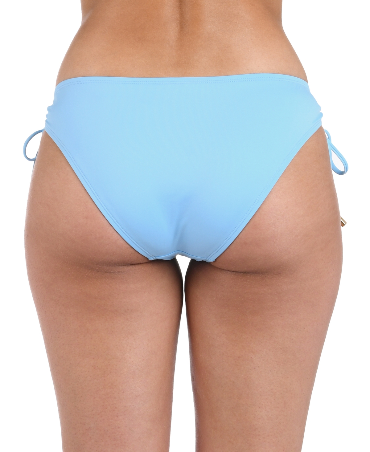 Shop La Blanca Island Goddess Adjustable Hipster Bikini Bottoms In Crystal Blue