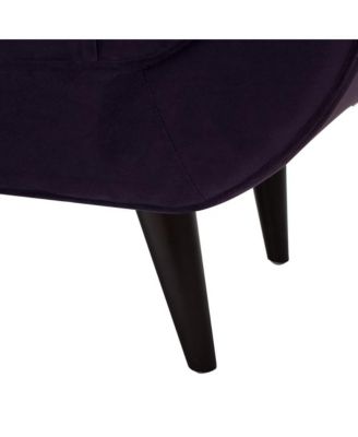 64 Inch Tufted Velvet Entryway Bench, Upholstered Bedroom Bench with Bolster Pillows & Wood Legs-The Pop Home