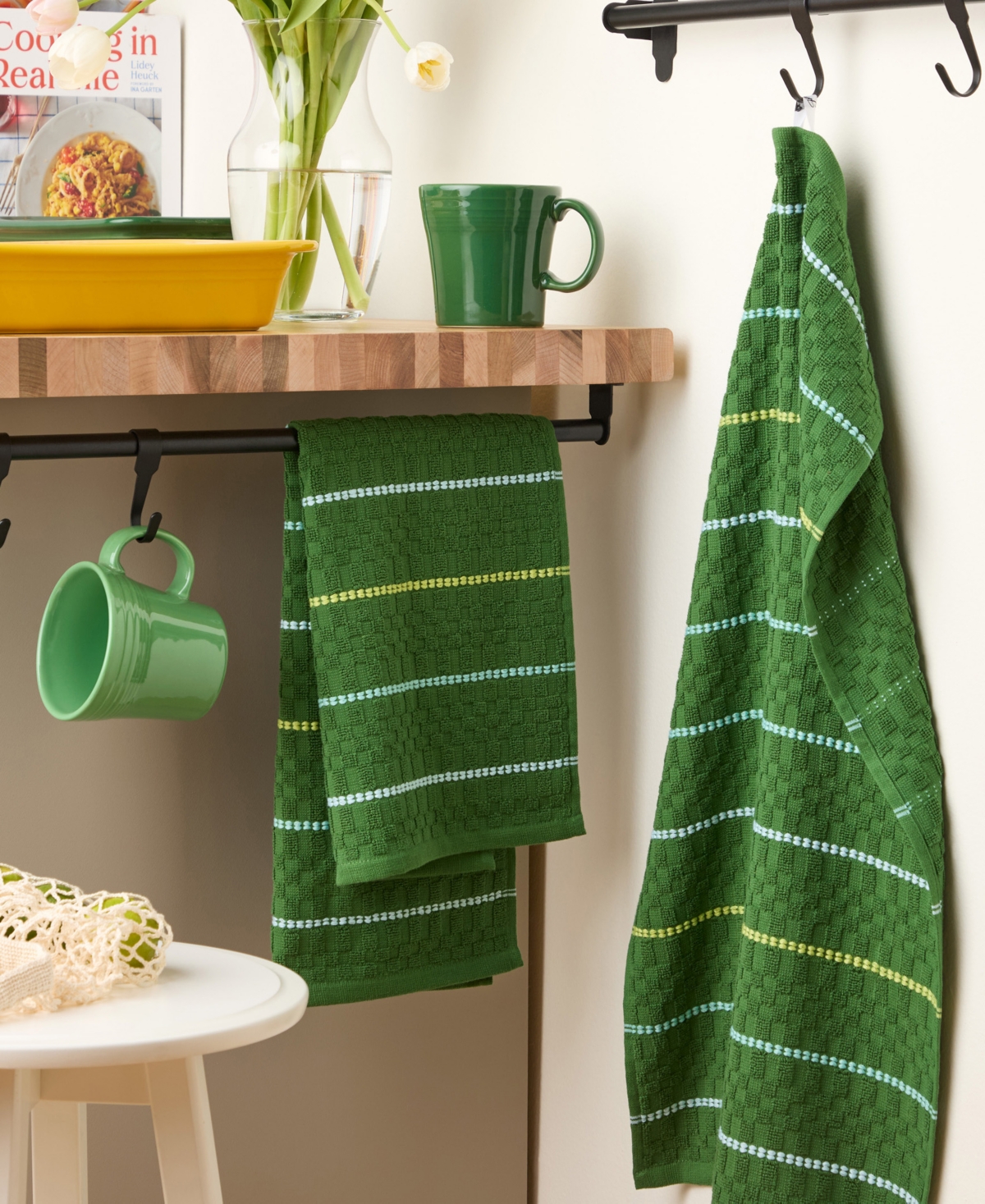 Fiesta Valencia Cotton Kitchen Towel Set of 2, 16" x 28"