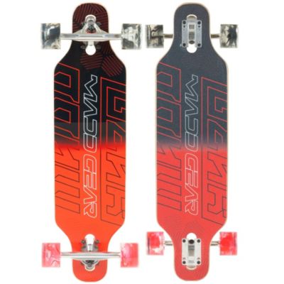 31" x 8" 8-Ply Maple Deck Glide Drop Through Longboard Skateboard for Ages 5+ Max 220 lbs, 70mm Wheels, ABEC-7 Bearings