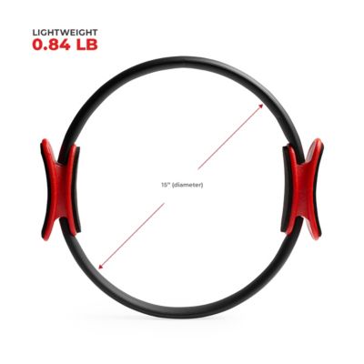 15” Pilates Ring, Fitness Circle for Toning, Strength Training, Core Exercises