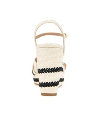 Women's Elo Buckle Detail Wedge Sandals