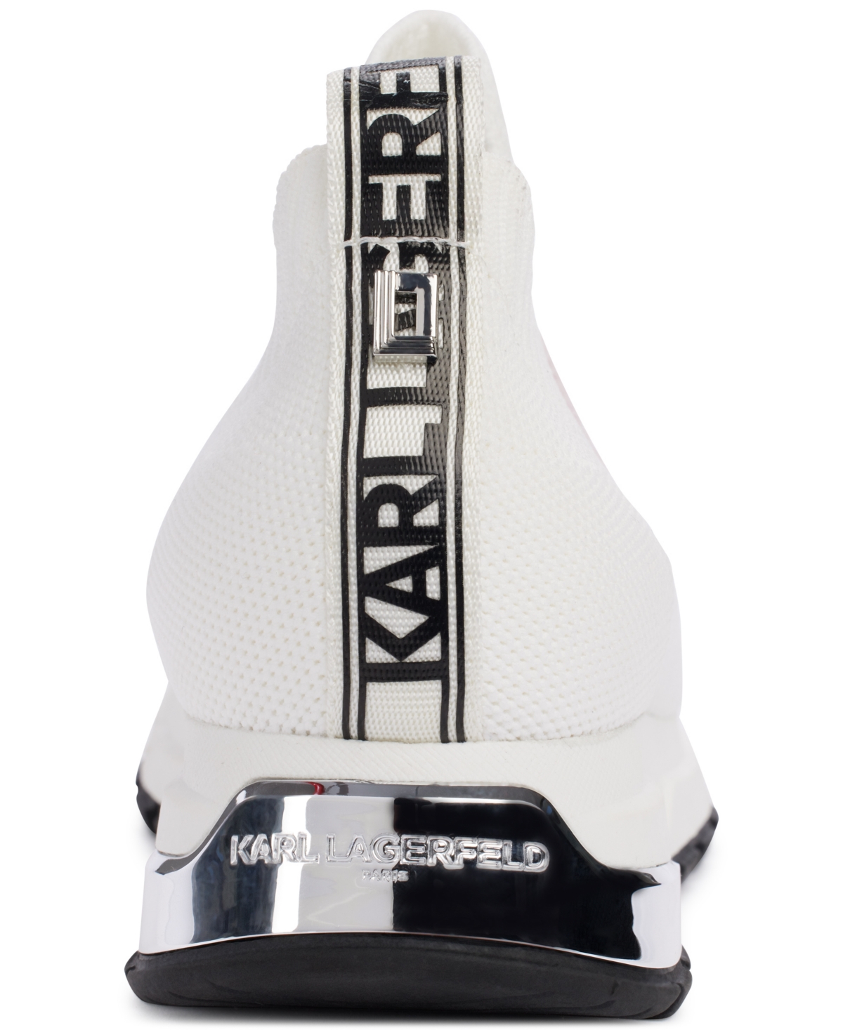 Shop Karl Lagerfeld Women's Mirren Patch Slip-on Sneakers In Bright White