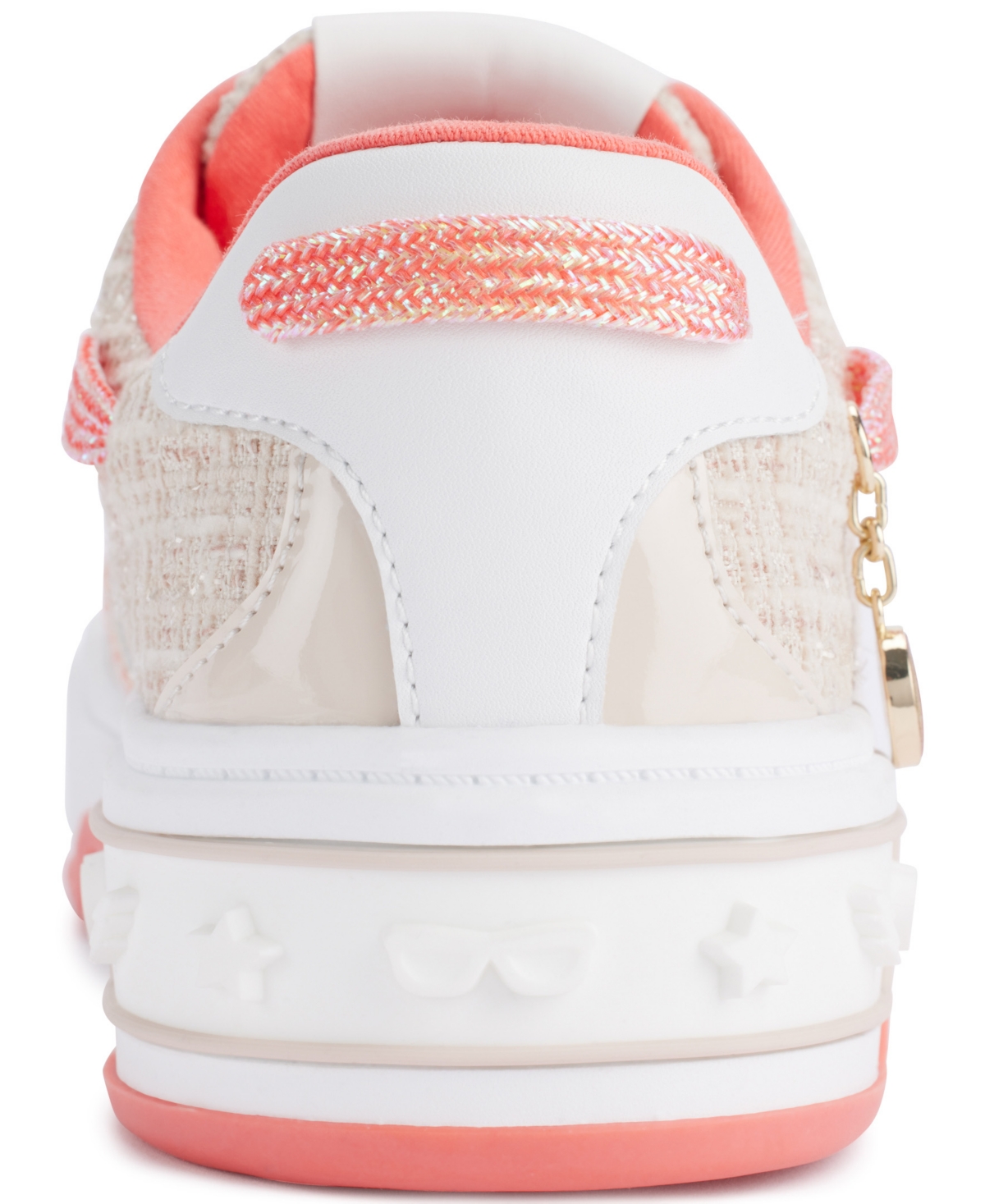 Karl Lagerfeld Charna Lace Up Sneaker In Nude
