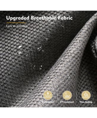 Patio Furniture Set,12 Pieces Outdoor Sectional Sofa Couch Set,Patio Conversation Set with Modular Wicker Deep Seat Chairs,Comfy Cushions,Side