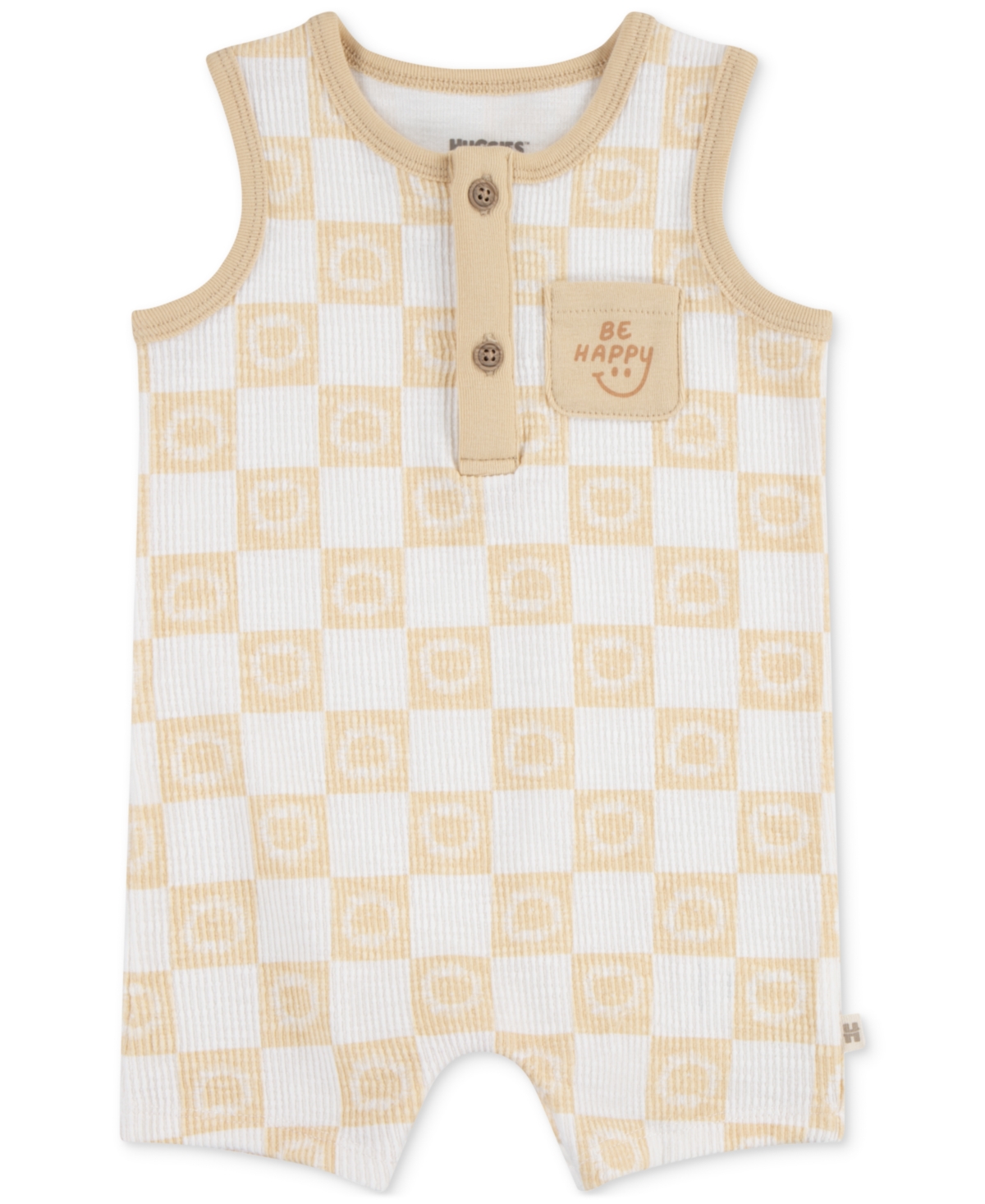 Huggies Baby Boys Sleeveless Romper In Tan