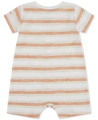 Baby Boys Cotton Striped Romper