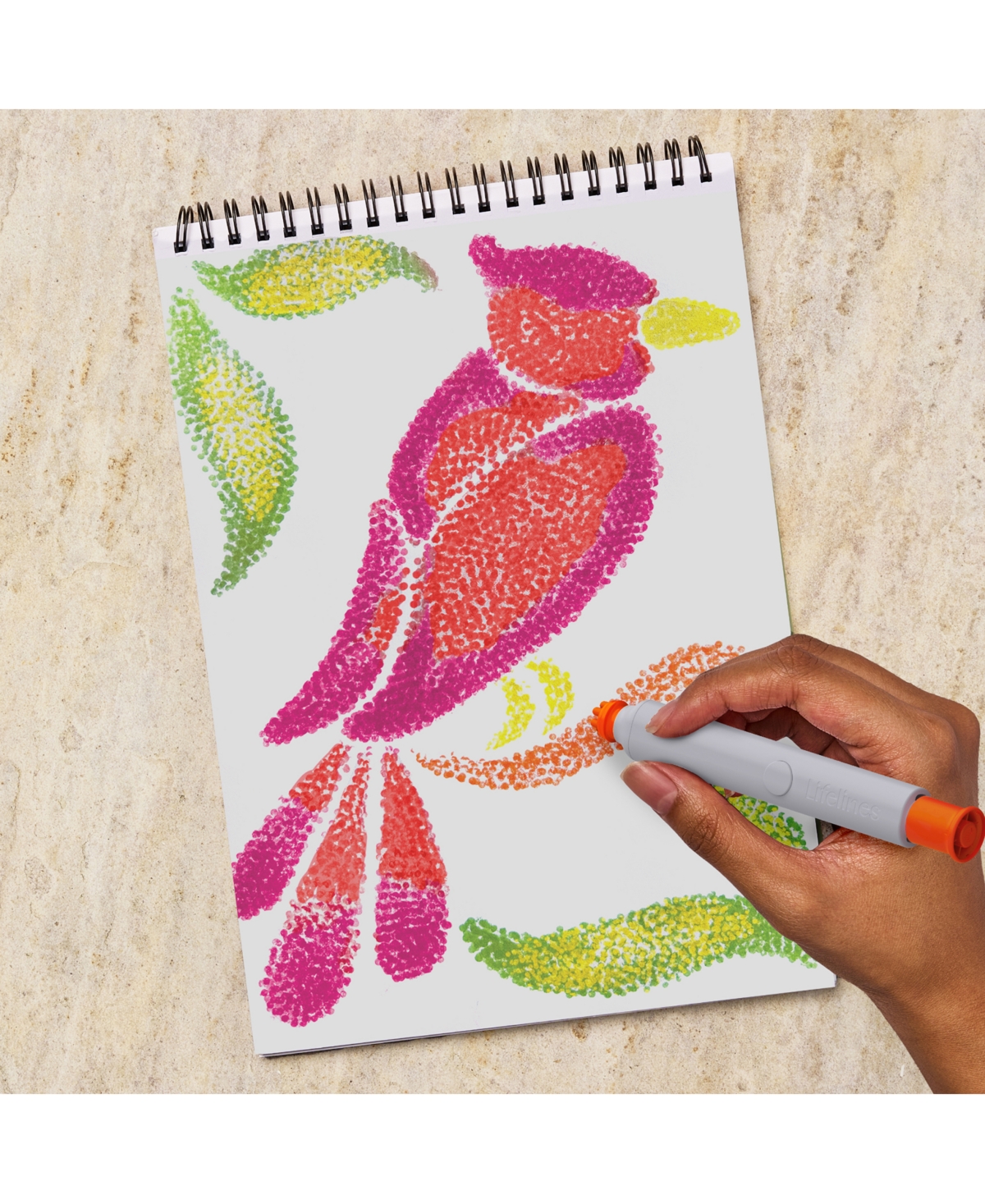 Lifelines Flowart Pogo-dot Nature Art Kit In Multi
