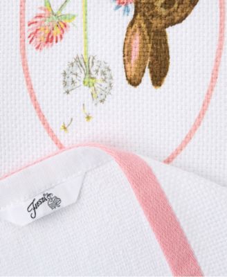 Easter Bunny Cotton Kitchen Towel Set, 16" x 28"