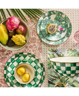 Emerald English Garden Dinner Plate