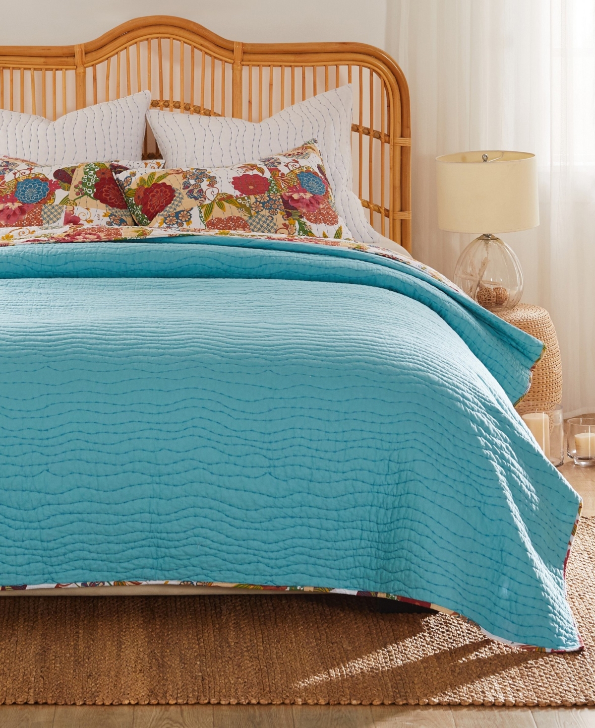 Greenland Home Fashions Jewel 2-pc. Quilt Set, Twin In White