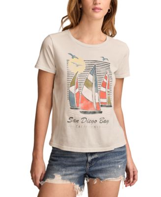 Lucky Brand - Women's San Diego Bay Classic Crew Tee