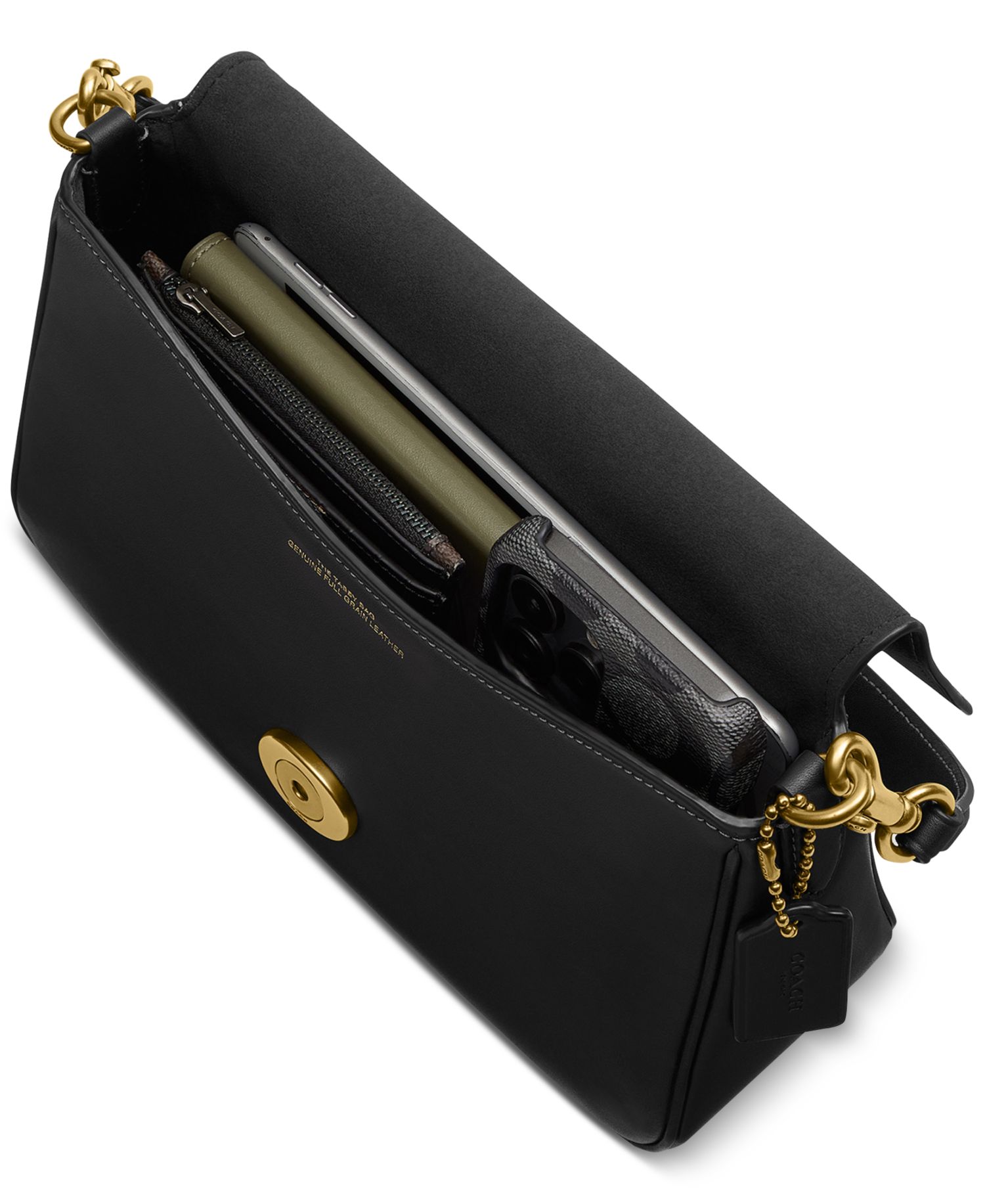 Soft Tabby Small Leather Shoulder Bag