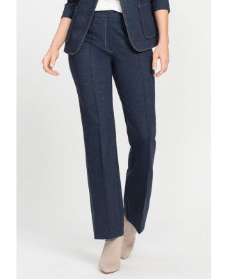 Womens Lisa Fit Denim Look Jersey Trouser