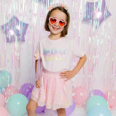 Little and Big Girls Pastel Confetti Tutu Skirt