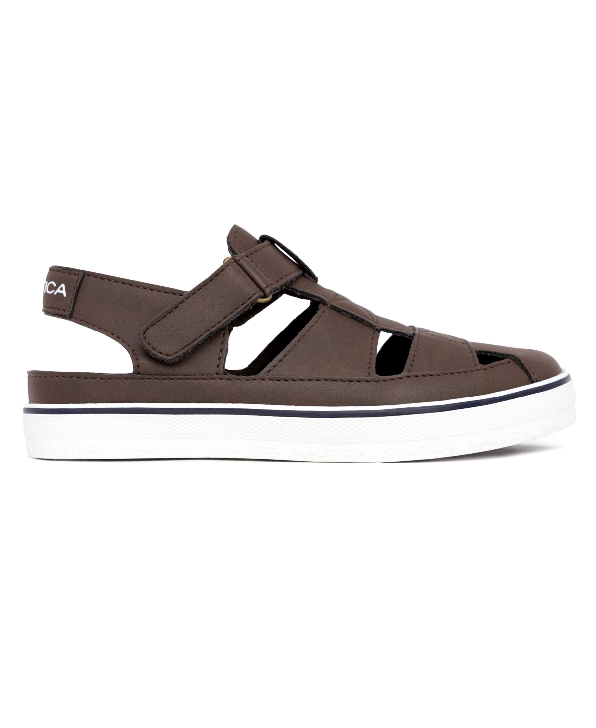Nautica Little And Big Boys Mikkel Strong Fisherman Sandal In Bark