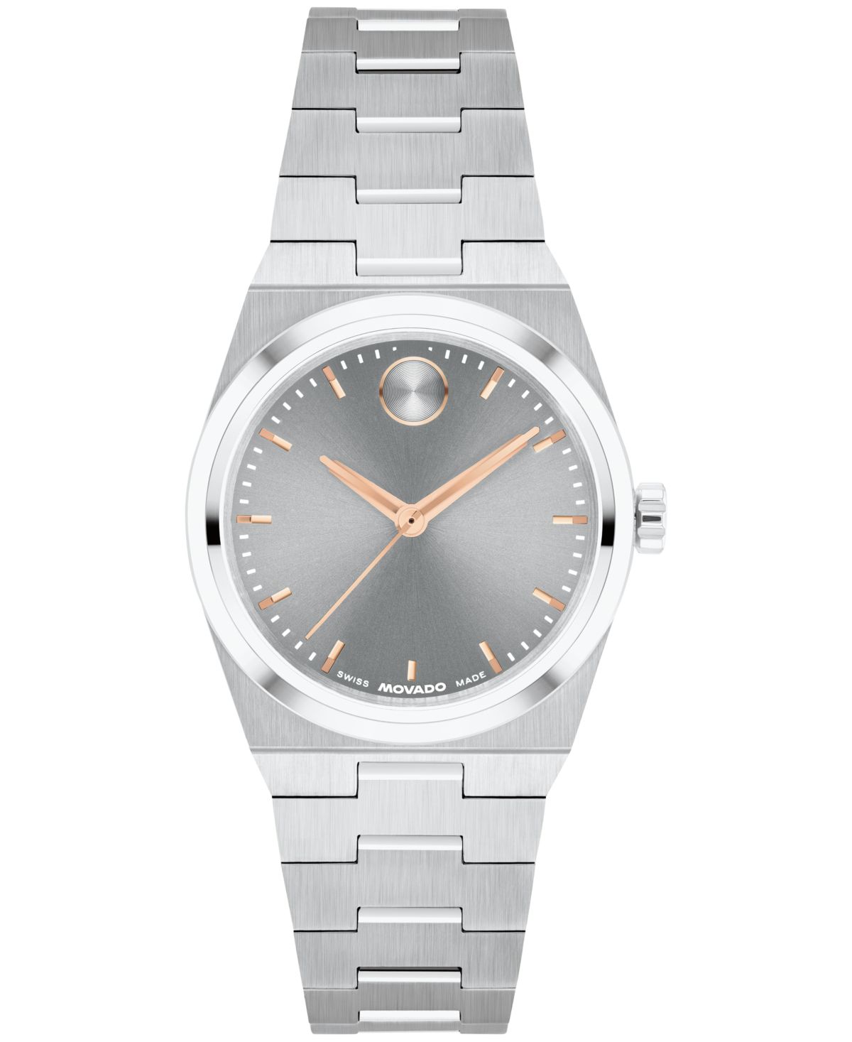 Женские швейцарские кварцевые часы Bold Quest из нержавеющей стали, 28 мм