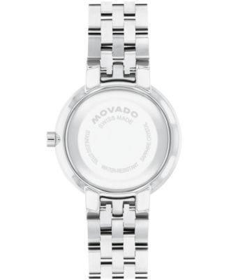 Women's Museum Classic Lab Grown Diamond Swiss Quartz Stainless-Steel Watch, 29.5mm