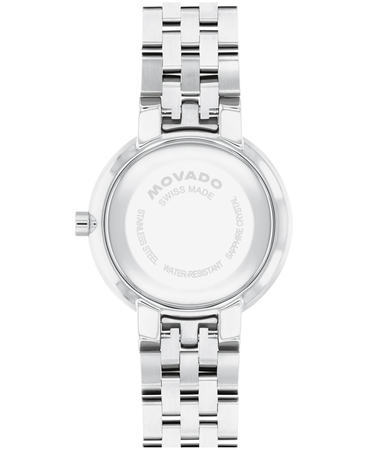 Movado Women's Museum Classic Lab Grown Diamond Swiss Quartz Stainless-steel Watch, 29.5mm In Silver-tone