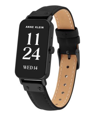 Women's Connect It Illume Smartwatch with Black Leather and White Silicone Band, 37mm