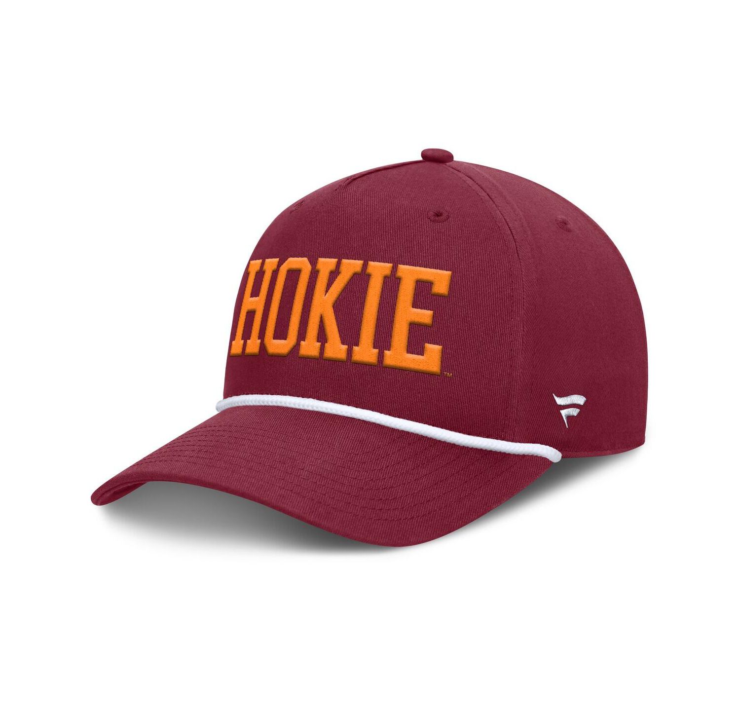 Men's Maroon Virginia Tech Hokies Foul Ball Rope Adjustable Hat